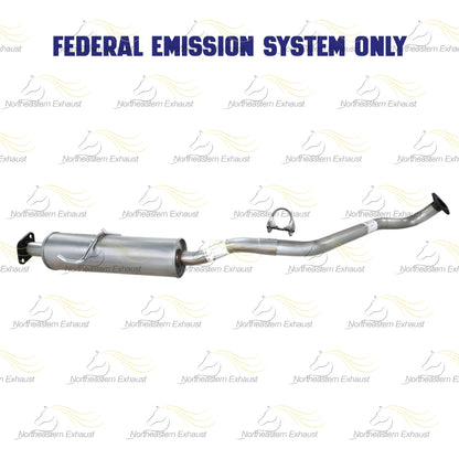 2010-2013 Kia Forte and Forte Koup 2.0L 2.4L Exhaust Resonator Pipe