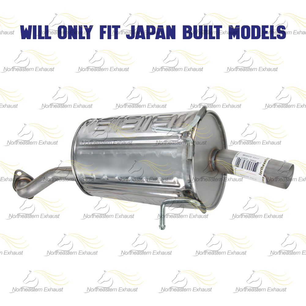 2010-2011 Honda CRV 2.4L Exhaust Muffler - For Japan Built models Only