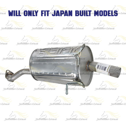 2010-2011 Honda CRV 2.4L Exhaust Muffler - For Japan Built models Only