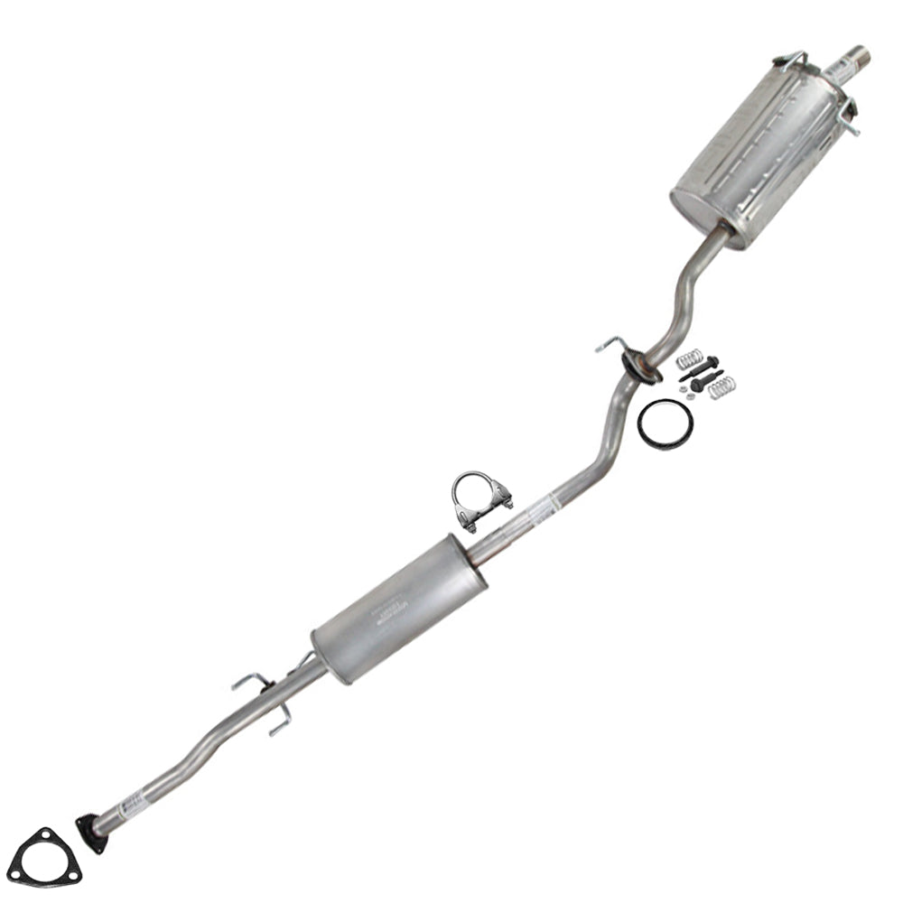 2010-2011 Honda CR-V 2.4L Resonator Pipe and Muffler Exhaust