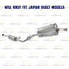 2010-2011 Honda CR-V 2.4L Resonator Pipe and Muffler Exhaust