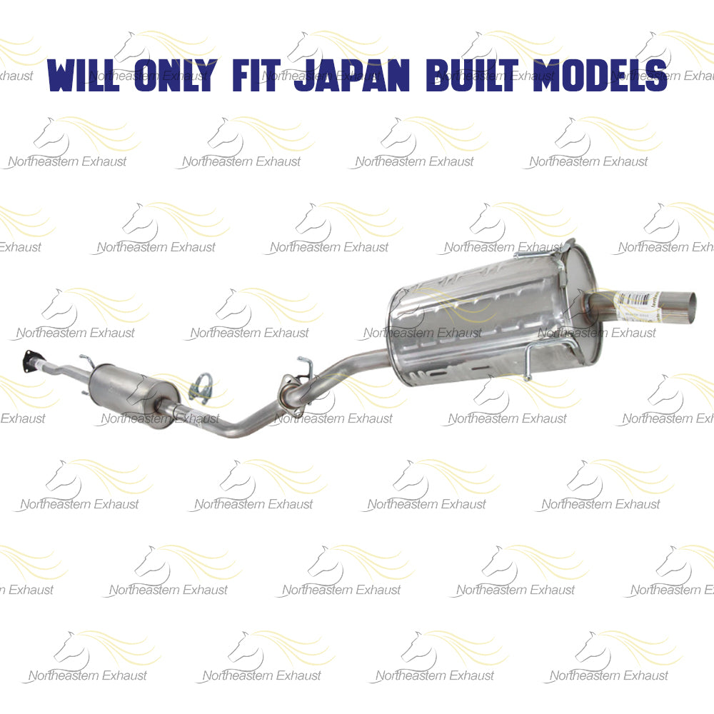 2010-2011 Honda CR-V 2.4L Resonator Pipe and Muffler Exhaust