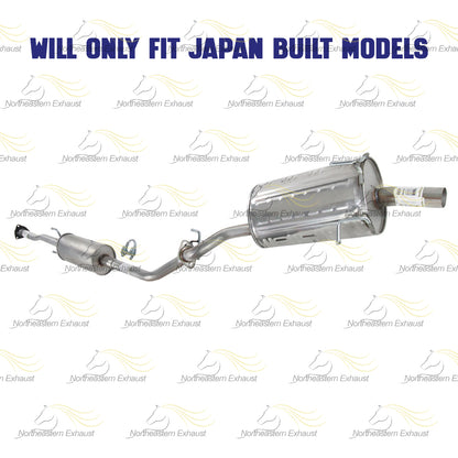 2010-2011 Honda CR-V 2.4L Resonator Pipe and Muffler Exhaust