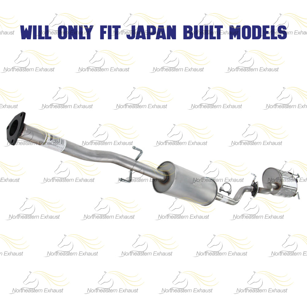 2010-2011 Honda CR-V 2.4L Resonator Pipe and Muffler Exhaust