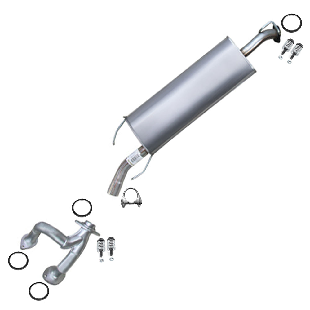 2006-2012 Toyota Rav4 3.5L Y-Pipe and Muffler Exhaust System Kit