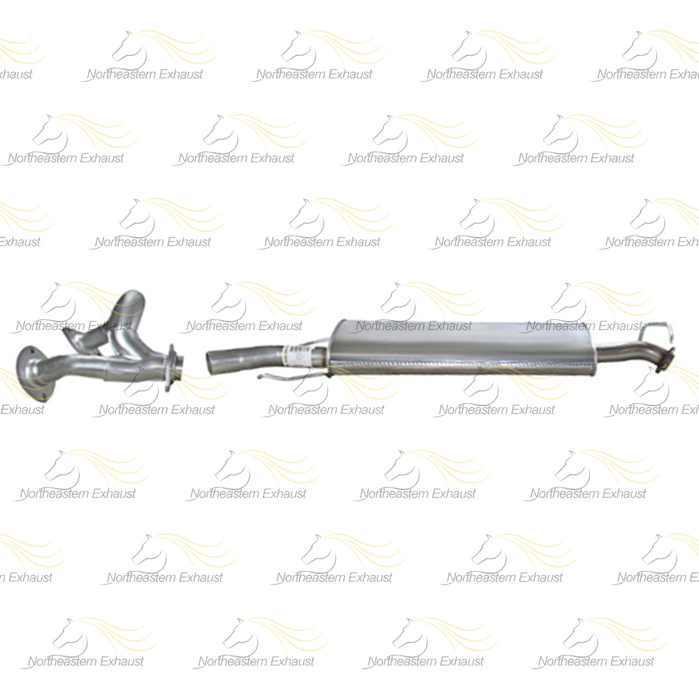 2006-2012 Toyota Rav4 3.5L Y-Pipe and Muffler Exhaust System Kit