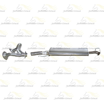 2006-2012 Toyota Rav4 3.5L Y-Pipe and Muffler Exhaust System Kit