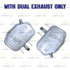 2011-2017 Buick Regal 2.4L Exhaust Mufflers