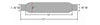 Universal Glass Pack Muffler Resonator 1.75" ID