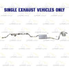 Exhaust System Kit for 2009-2017 Chevrolet Traverse | 2009-2010 Saturn Outlook | 2015-2016 GMC Acadia | 3.6L