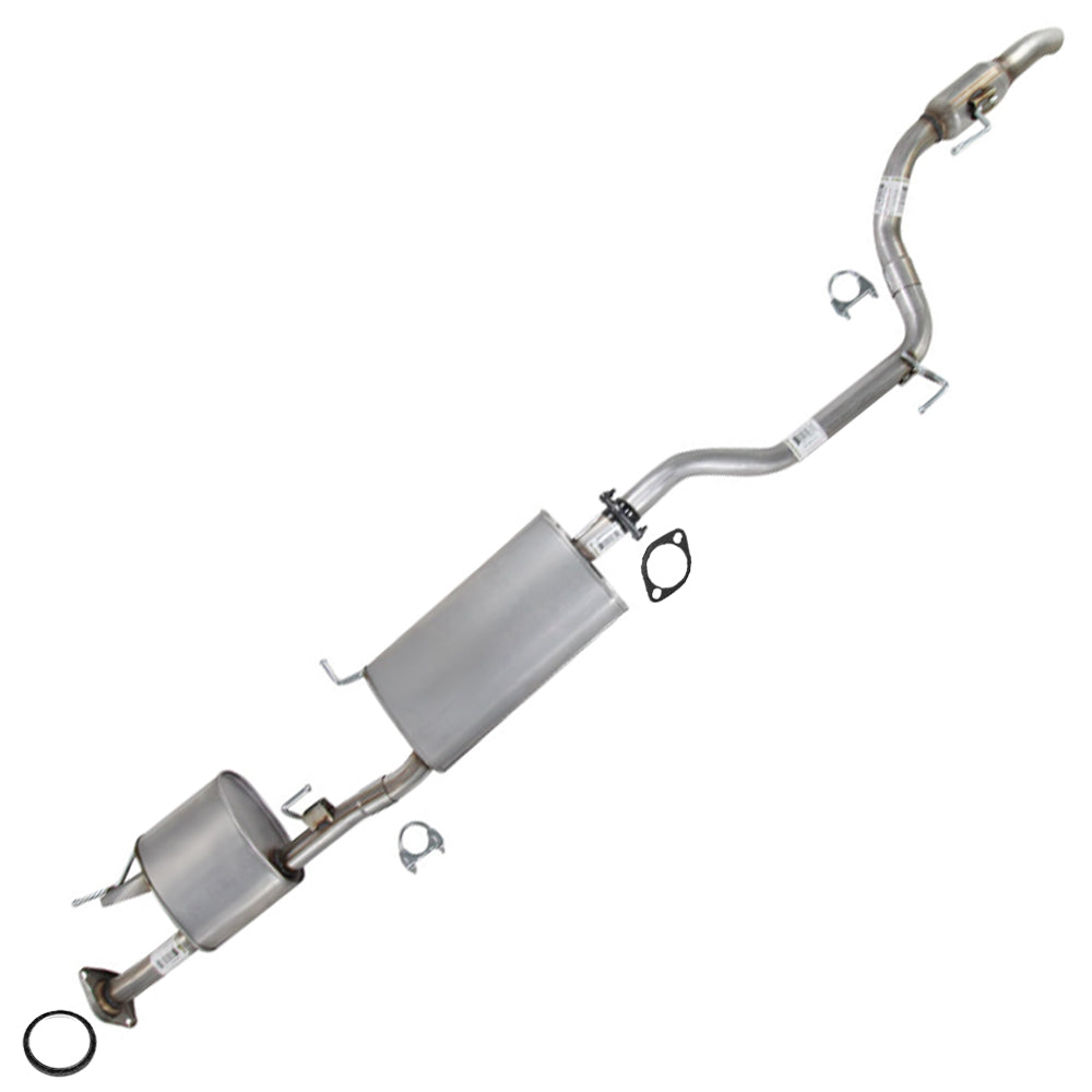 Muffler and Resonator for 2014-2016 Infiniti QX60 and 2013 JX35 3.5L