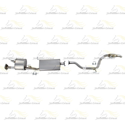 Muffler and Resonator for 2014-2016 Infiniti QX60 and 2013 JX35 3.5L