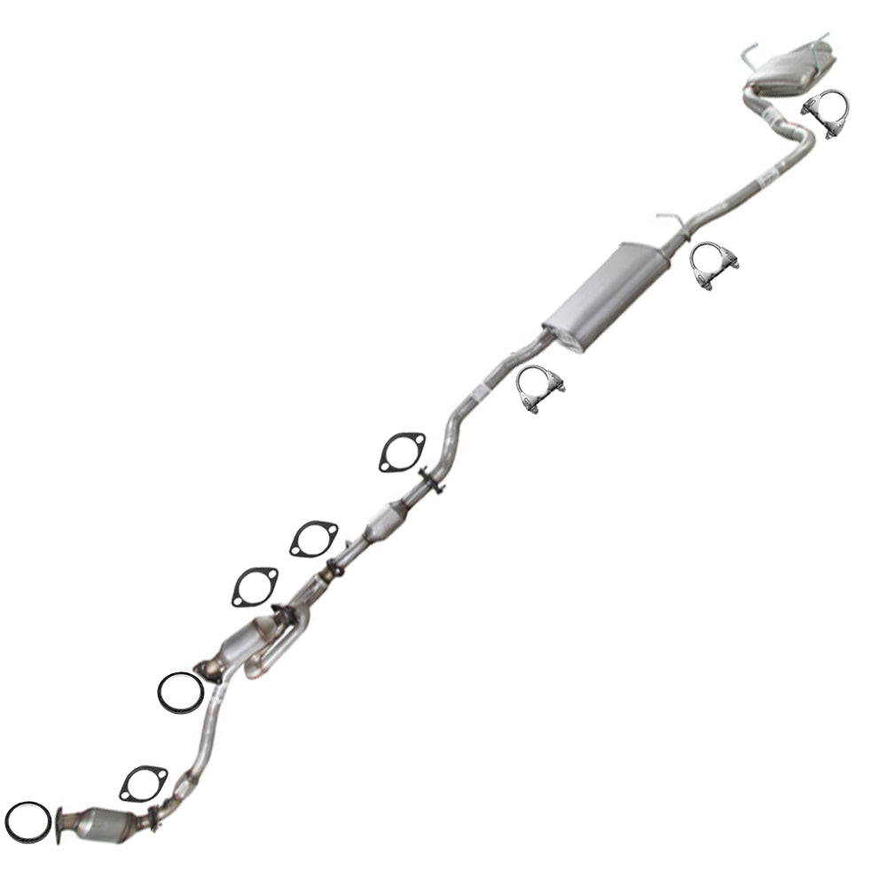 2009-2010 Saturn Outlook 3.6L Complete Exhaust System with Catalytic
