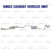 2009-2010 Saturn Outlook 3.6L Complete Exhaust System with Catalytic