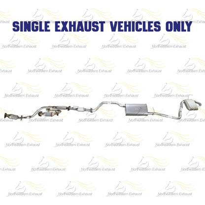 2009-2010 Saturn Outlook 3.6L Complete Exhaust System with Catalytic