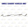 2009-2010 Saturn Outlook 3.6L Complete Exhaust System with Catalytic