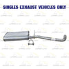 2007-2010 Saturn Outlook 3.6L Muffler and Extension Pipe Exhaust