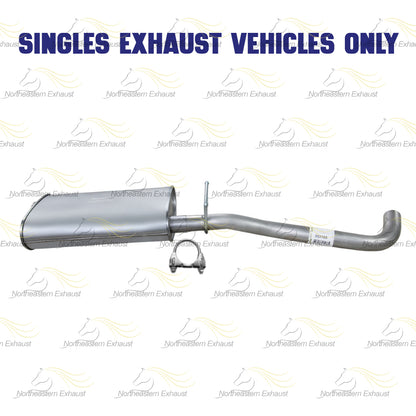2007-2010 Saturn Outlook 3.6L Muffler and Extension Pipe Exhaust