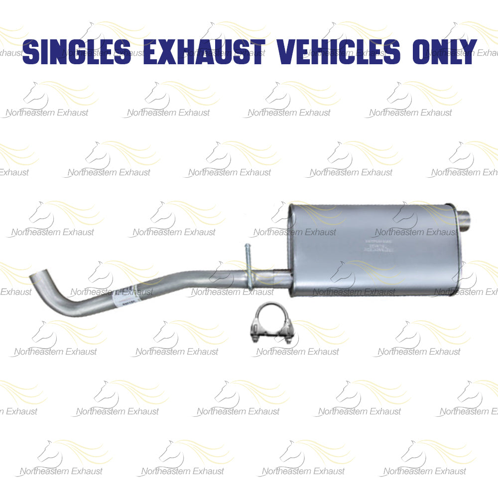 2007-2010 Saturn Outlook 3.6L Muffler and Extension Pipe Exhaust