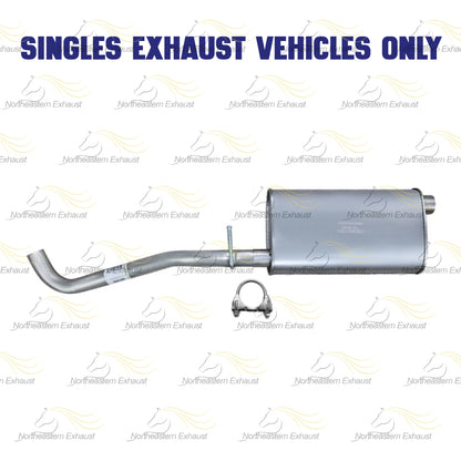 2007-2010 Saturn Outlook 3.6L Muffler and Extension Pipe Exhaust