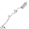 Resonator Pipe and Muffler Exhaust for 2000-2004 Subaru Legacy and Outback 2.5L