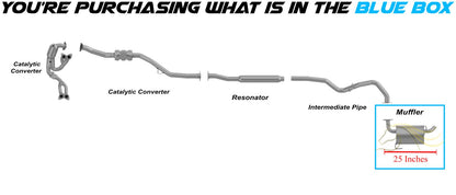 2016-2019 Subaru Outback 2.5L Exhaust Muffler Assembly - Rear