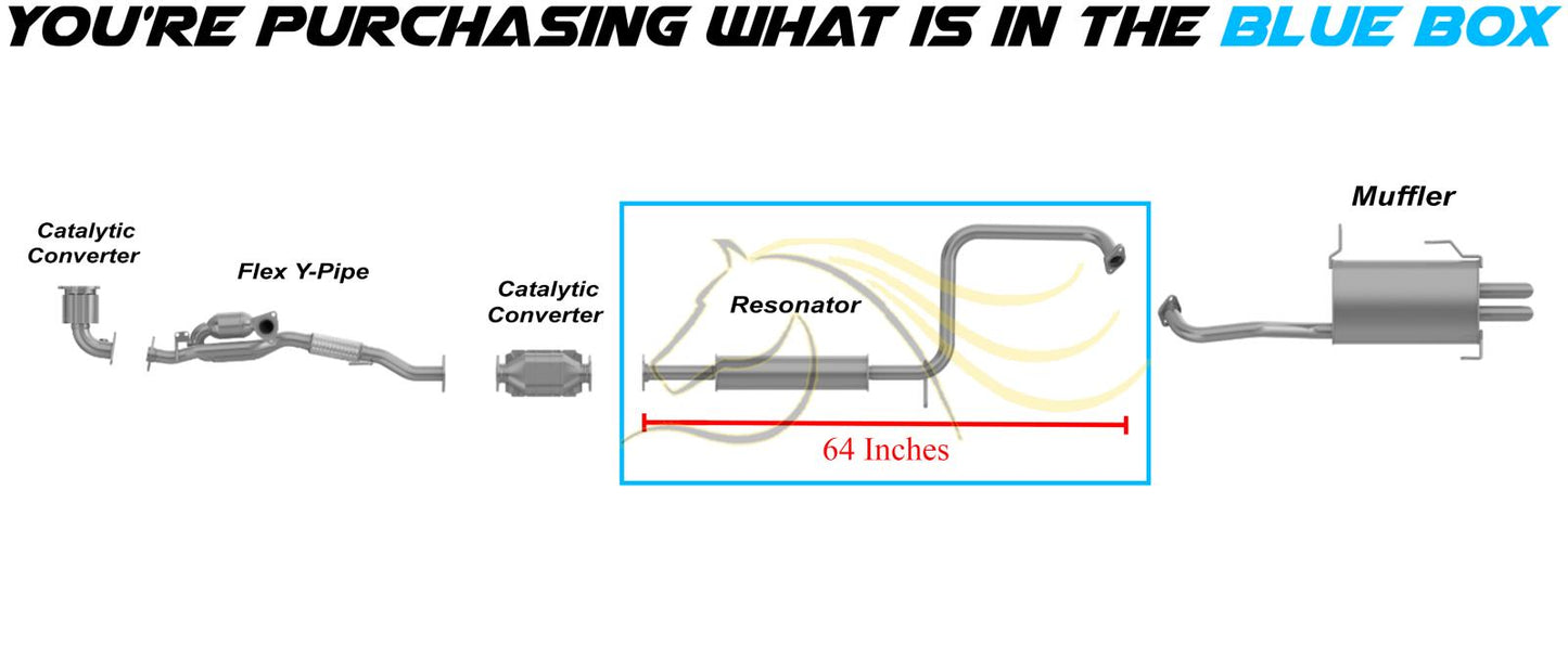 Resonator Pipe for 2000-2004 Infiniti I30/I35 and 1999-2002 Nissan Maxima 3.0L 3.5L