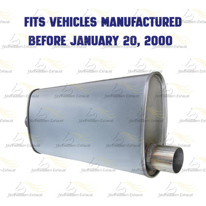 1996-2000 Jeep Cherokee 2.5L | 1996-1999 Jeep Cherokee 4.0L Exhaust Muffler