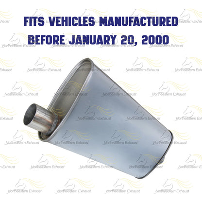 1996-2000 Jeep Cherokee 2.5L | 1996-1999 Jeep Cherokee 4.0L Exhaust Muffler