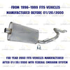 1996-1999 Jeep Cherokee 4.0L/2.5L Exhaust Muffler and Tail Pipe