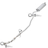 2014-2019 Toyota Corolla 1.8L Catalytic Converter and Muffler Exhaust System Kit