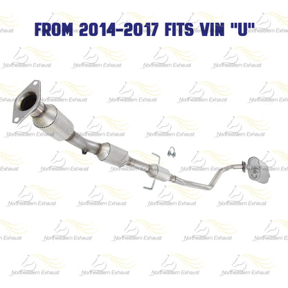 2014-2019 Toyota Corolla 1.8L Catalytic Converter and Muffler Exhaust System Kit