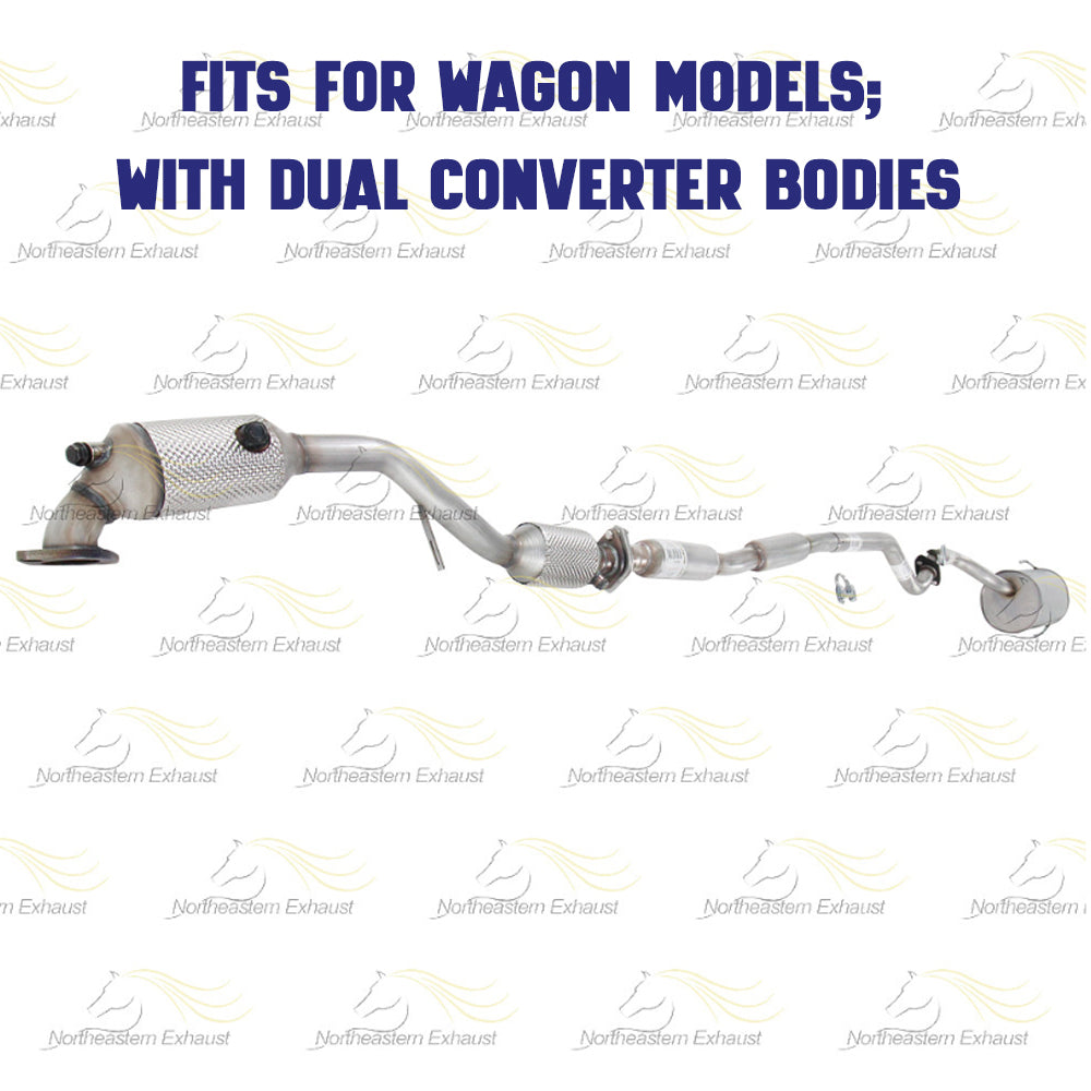 2000 Subaru Outback 2.5L Catalytic, Resonator and Muffler Exhaust System