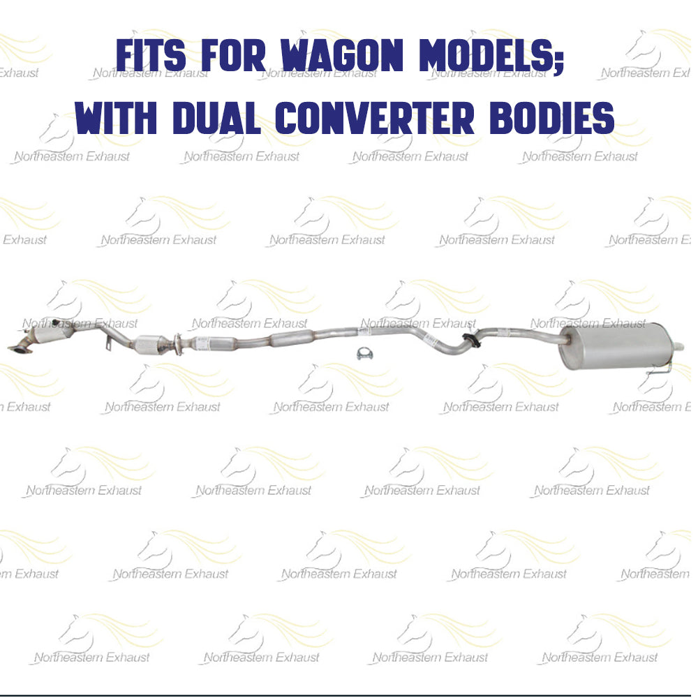 2000 Subaru Outback 2.5L Catalytic, Resonator and Muffler Exhaust System