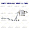 Extension and Resonator Pipe for 2009-2017 Chevrolet Traverse and 2007-2010 Saturn Outlook 3.6L