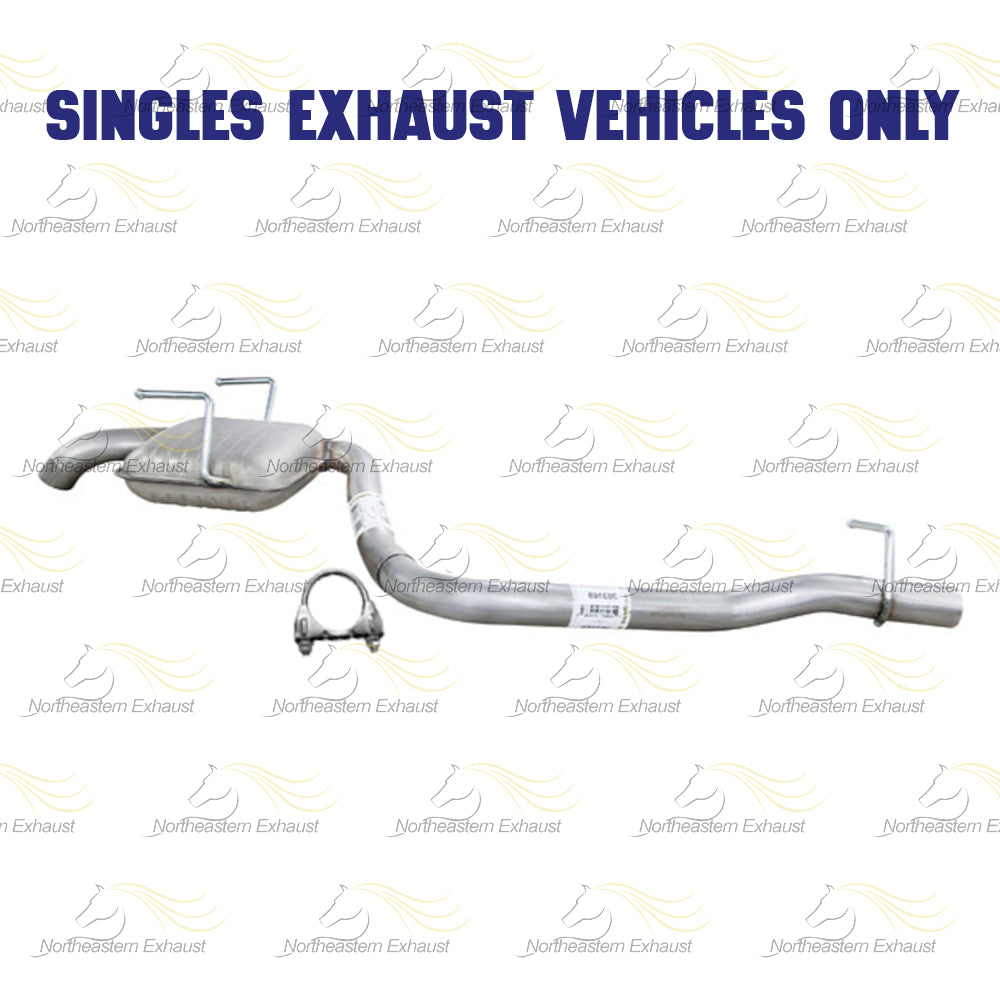 Extension and Resonator Pipe for 2009-2017 Chevrolet Traverse and 2007-2010 Saturn Outlook 3.6L