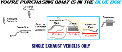 2009-2017 Chevrolet Traverse | 2009-2010 Saturn Outlook | 2015-2016 GMC Acadia 3.6L Exhaust Pipes and Muffler