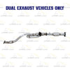 Catalytic Converter and Y-Pipe for 2009-2017 GMC Acadia and Acadia Limited 3.6L