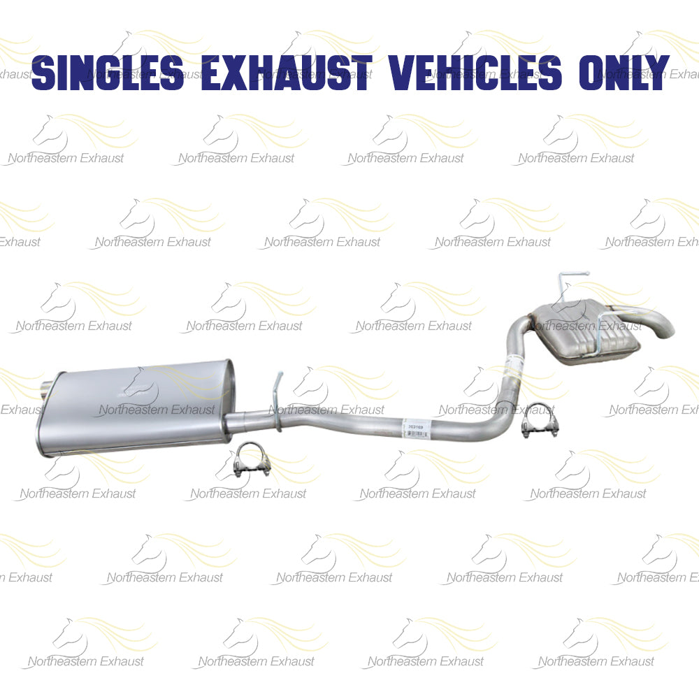 2015-2016 GMC Acadia 3.6L Muffler, Extension and Resonator Pipe Exhaust System