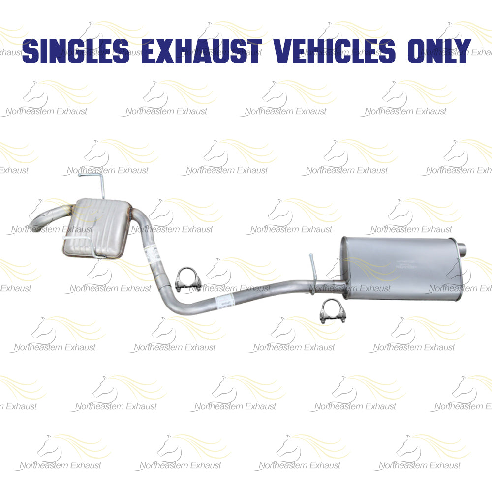 2015-2016 GMC Acadia 3.6L Muffler, Extension and Resonator Pipe Exhaust System
