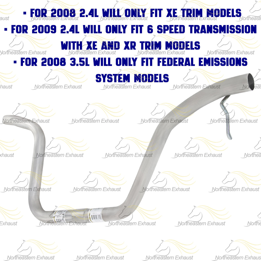 2008-2009 Saturn Aura 2.4L 3.5L Exhaust Intermediate Pipe