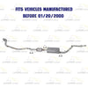 1996-1999 Jeep Cherokee 4.0L Complete Exhaust System Kit with EPA-Approved