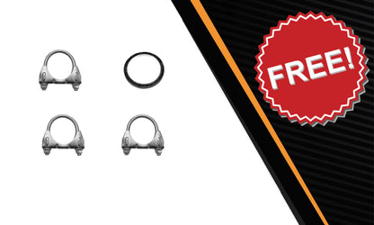 1996-1999 Jeep Cherokee 4.0L Complete Exhaust System Kit with EPA-Approved