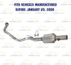 1996-1999 Jeep Cherokee 4.0L Catalytic Converter and Front Pipe System Kit