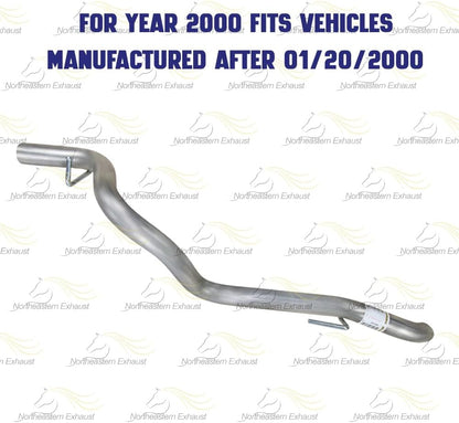 Exhaust Tail Pipe for 1996-1999 Cherokee 2.5L and 1996-2001 Cherokee 4.0L