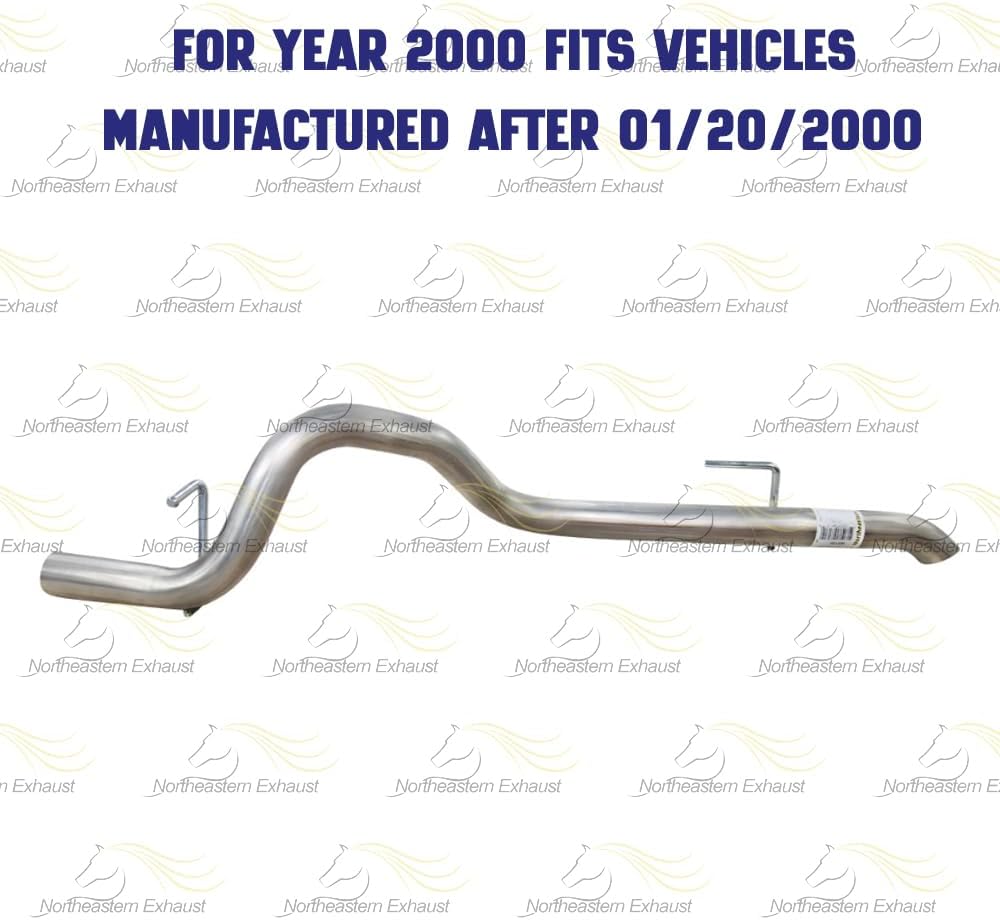Exhaust Tail Pipe for 1996-1999 Cherokee 2.5L and 1996-2001 Cherokee 4.0L