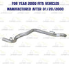 Exhaust Tail Pipe for 1996-1999 Cherokee 2.5L and 1996-2001 Cherokee 4.0L