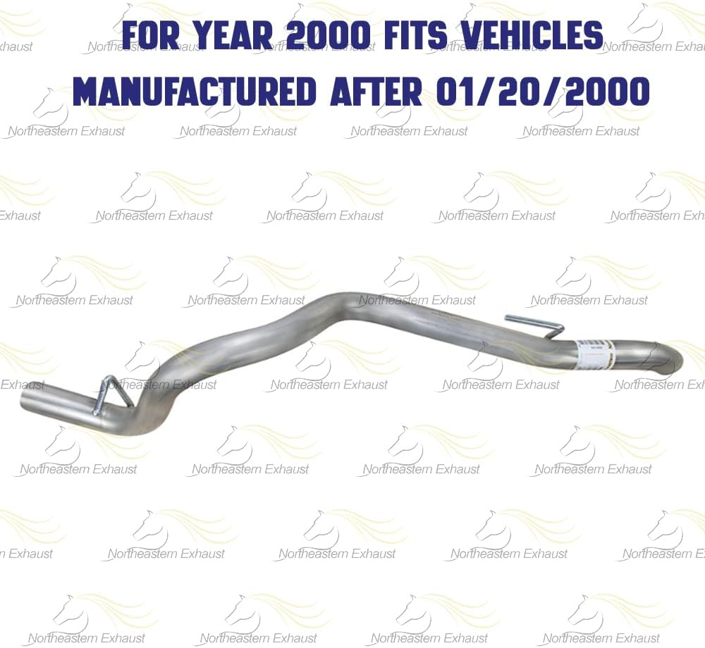 Exhaust Tail Pipe for 1996-1999 Cherokee 2.5L and 1996-2001 Cherokee 4.0L