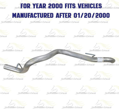Exhaust Tail Pipe for 1996-1999 Cherokee 2.5L and 1996-2001 Cherokee 4.0L