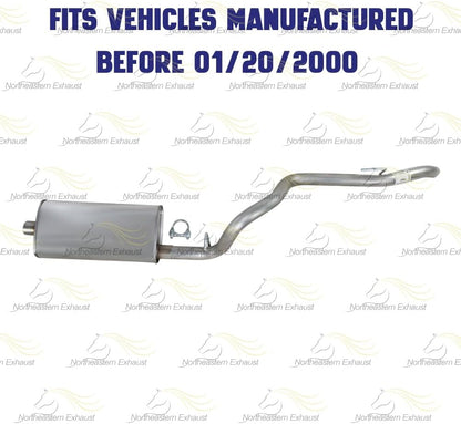 1996-1999 Jeep Cherokee 2.5L Muffler and Tail Pipe Exhaust System Kit